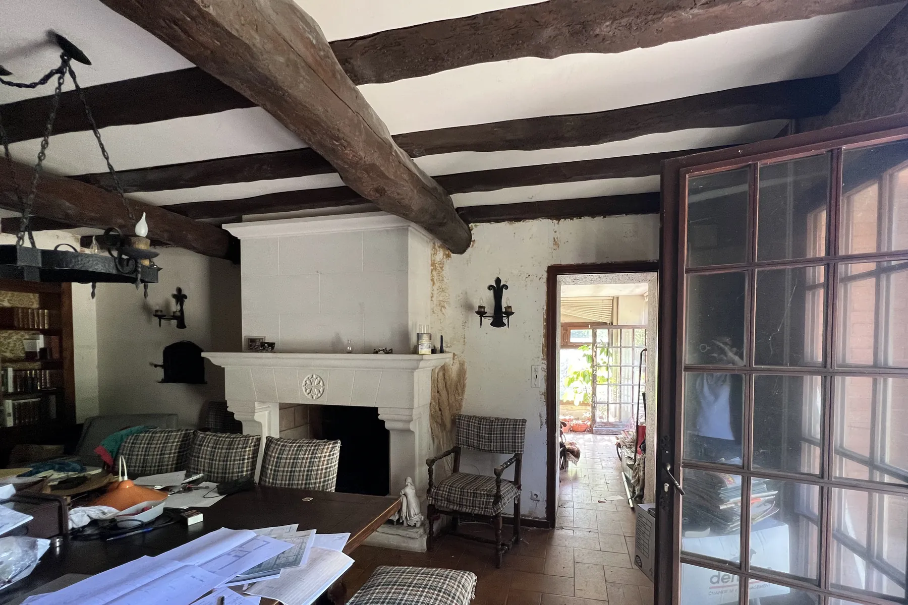 État avant travaux : Rénovation lourde d'une maison de 1680 à Venerque