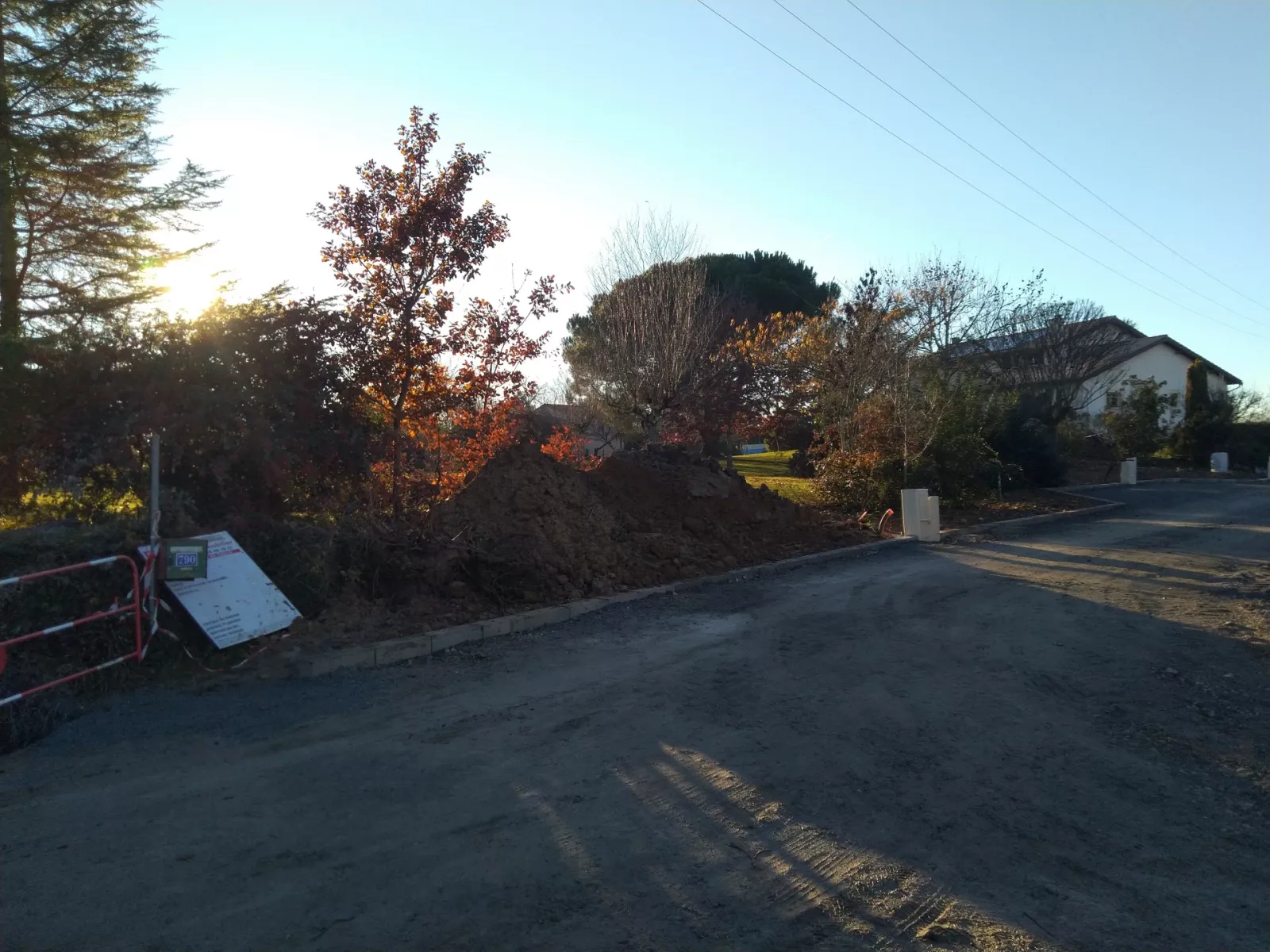 État avant travaux : Construction d'une villa T5 de plain-pied à Saint-Sulpice-la-Pointe