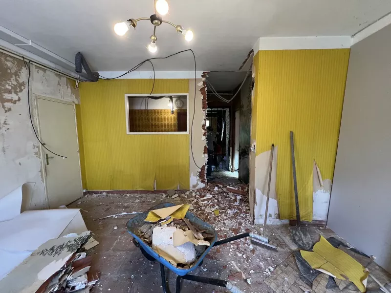 Rénovation lourde d'une maison de 1680 à Venerque