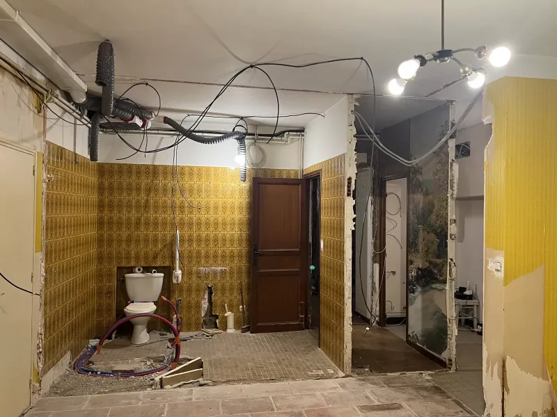 Rénovation lourde d'une maison de 1680 à Venerque