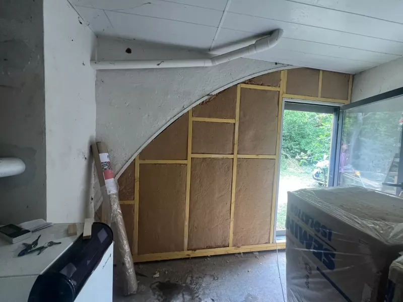 Rénovation lourde d'une maison de 1680 à Venerque